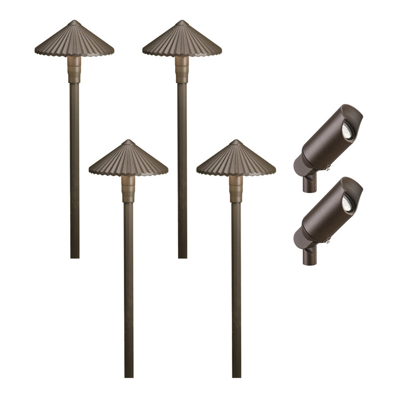 Kichler Architectural Bronze Low Voltage Hardwired Configurable